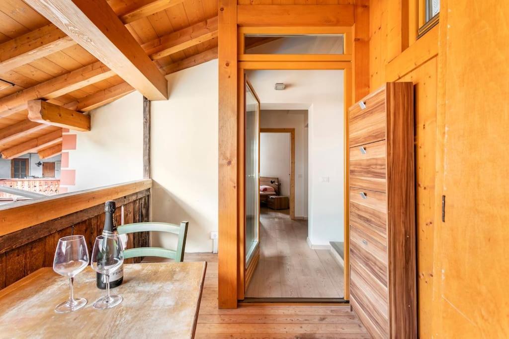 Appartamento Rustico Con Stube E Balcone Predazzo Kültér fotó